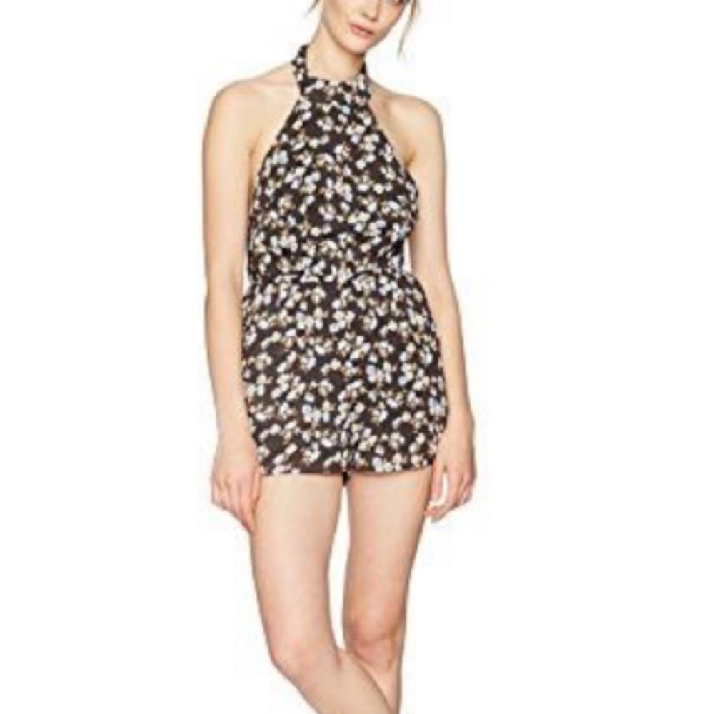 Lucca couture high neck tie romper.  NWT
